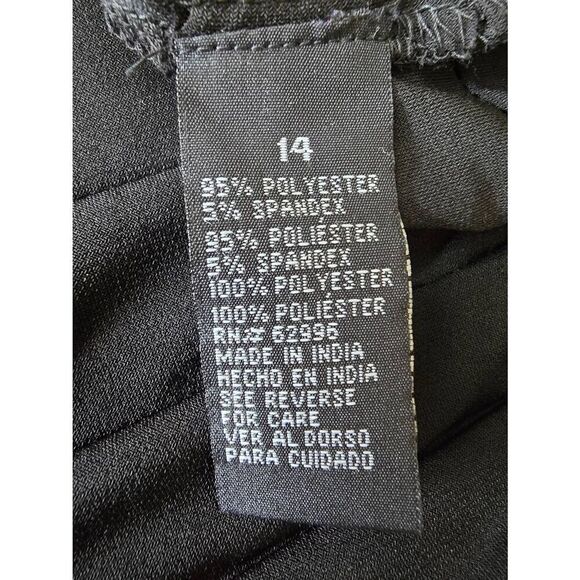 Scarlett Nite Cocktail Dress Sz 14 Black/White - Picture 10 of 12